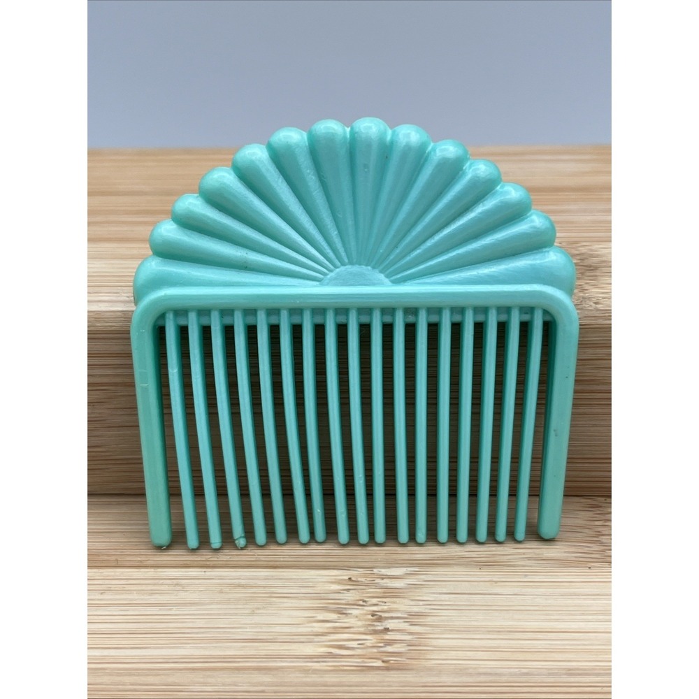 Vintage 1985 Tomy Princess Sweet Seas Mermaid Comb Aqua